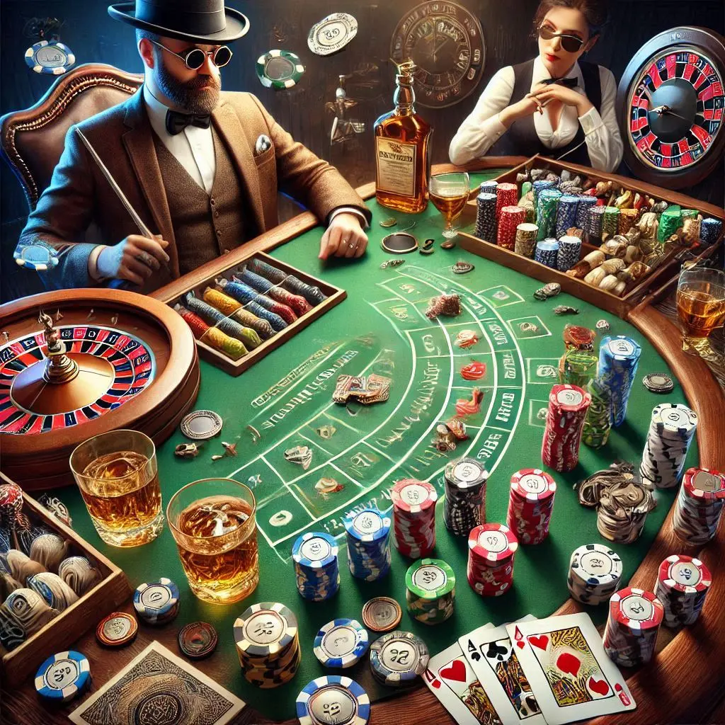 tafelspellen in het casino GAMDOM CASINO